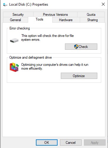 disk c