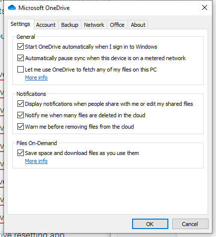 onedrive for business sync issues with windows 10