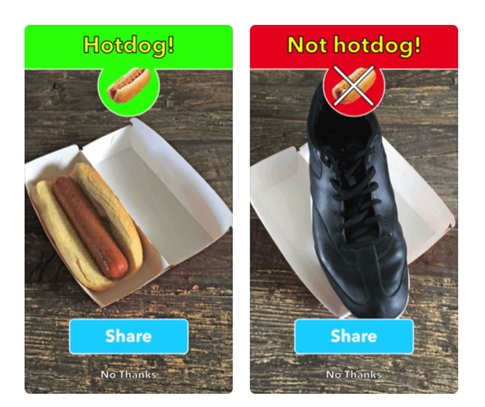 not hotdog