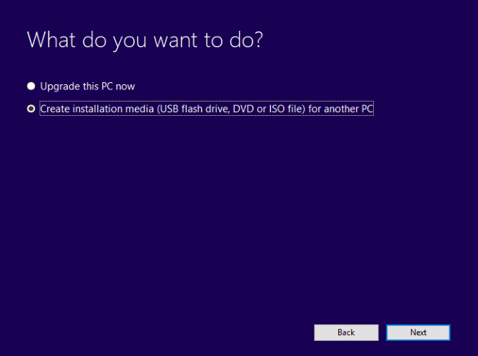 Create installation media
