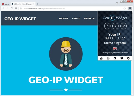 Geo IP Widget