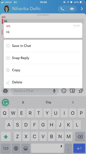 Save SnapChat Chat 2