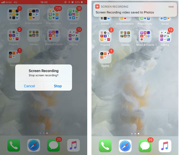 Screen Recording iPhone 2