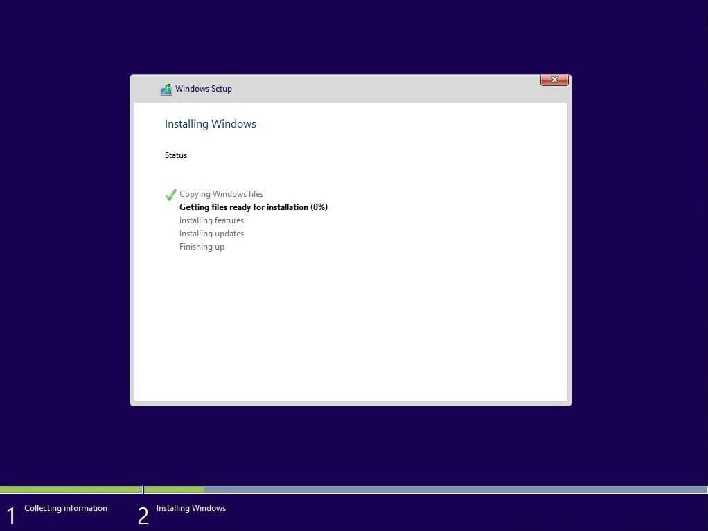 Windows setup