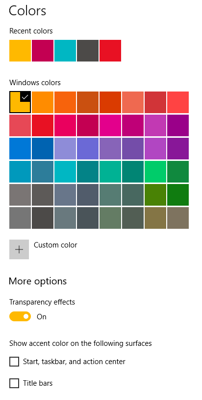 change Windows 10 start menu