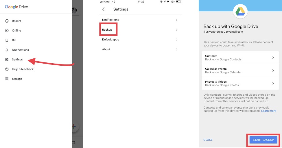 Google Drive Backup