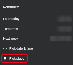 google keep reminder