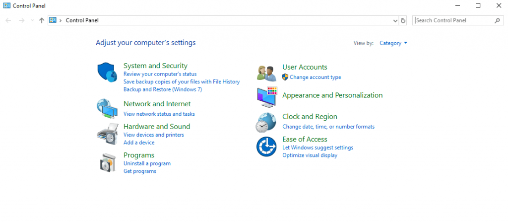 Check For Power Settings
