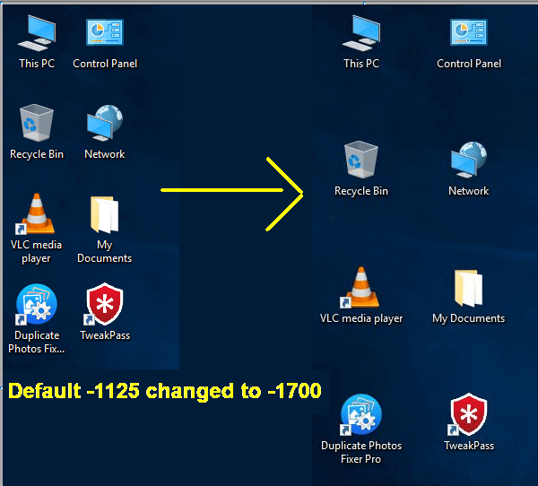 How to change the Icon Spacing between Desktop Icons-6