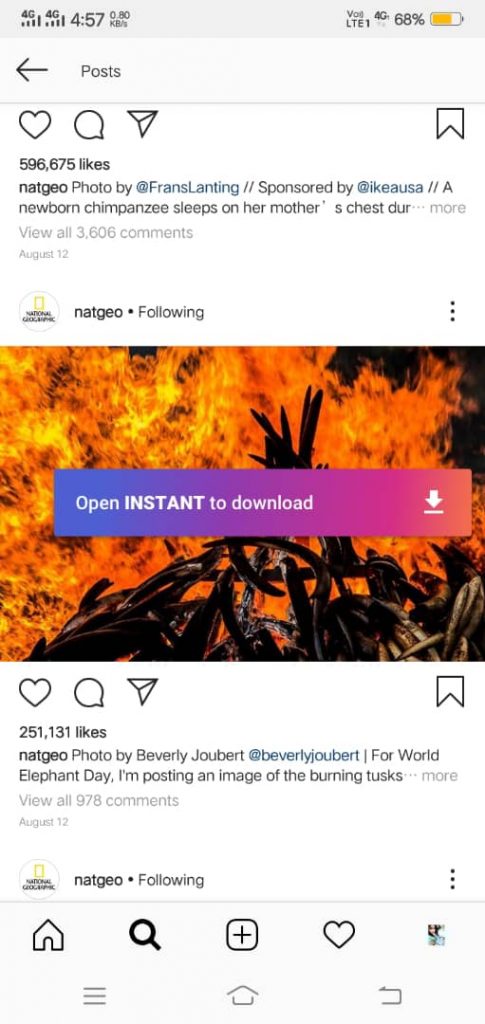 Instant app step2