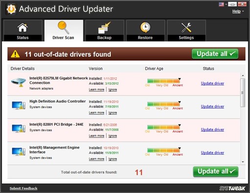 advanced driver updater