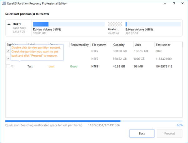 EaseUS Partition Recovery 9.0