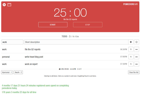 Pomodoro Tracker