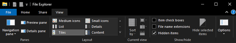 Show Hidden Folder