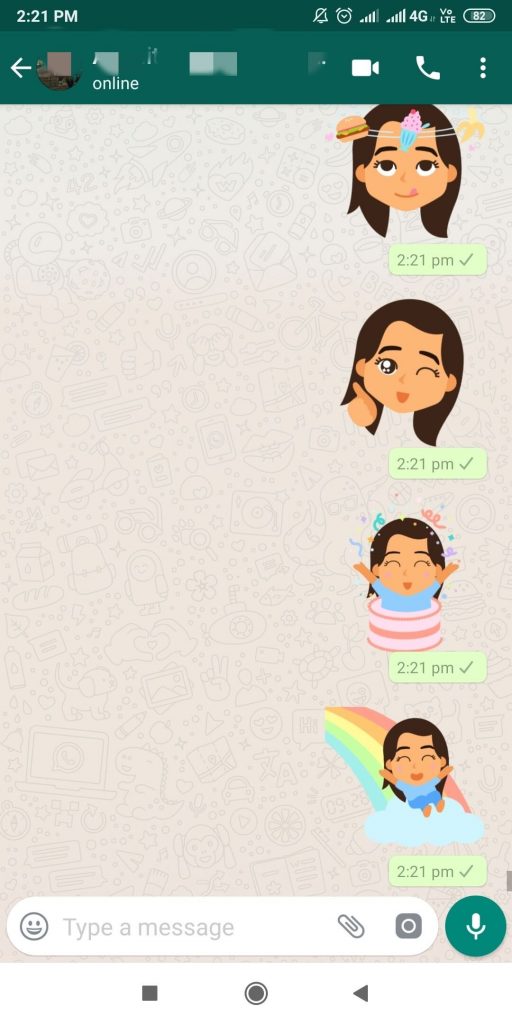 Whatsapp Android Gboard stickers