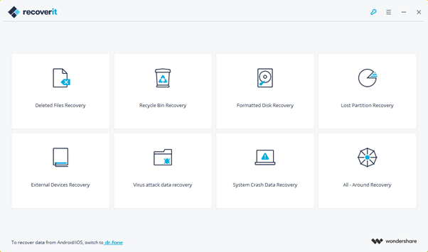 Wondershare RecoverIt Partition Recovery