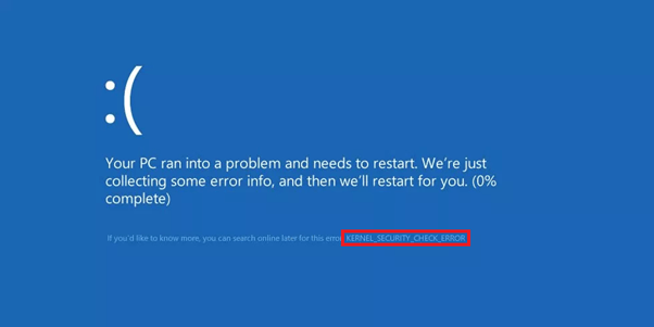 kernel security check