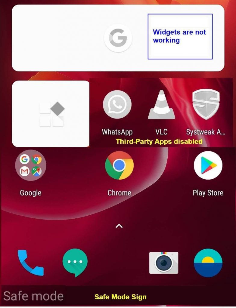widgets are not working