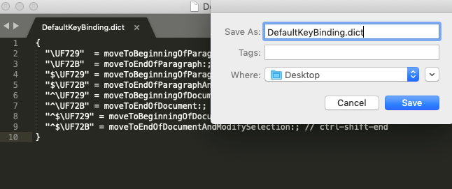 mac key bindings for windows