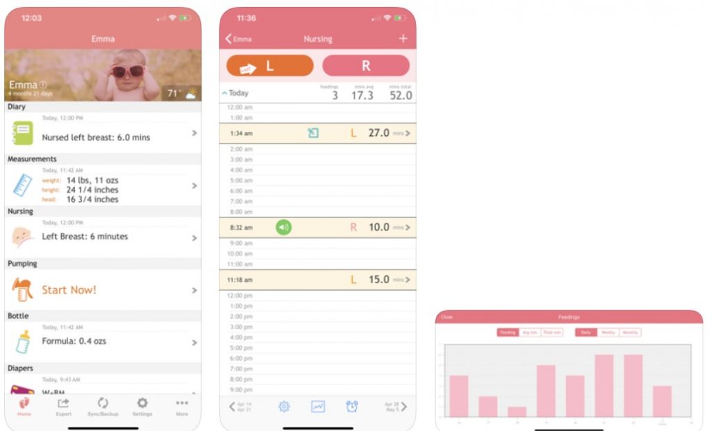 Baby Breastfeeding Tracker