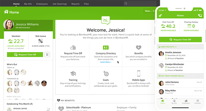 BambooHR- human resources management