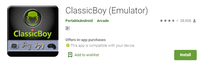 Classic Boy - GBA Emulator