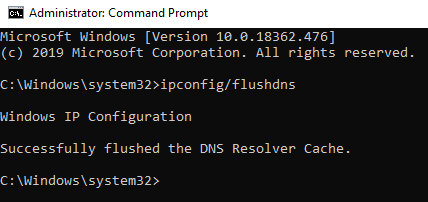 Command Prompt window