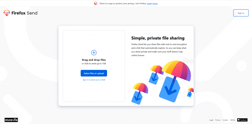 Firefox Send
