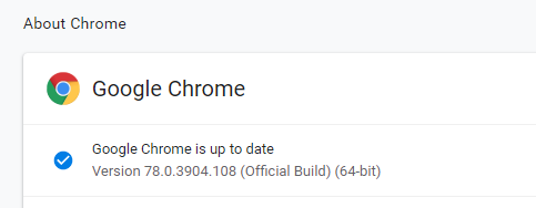 Google Chrome browser