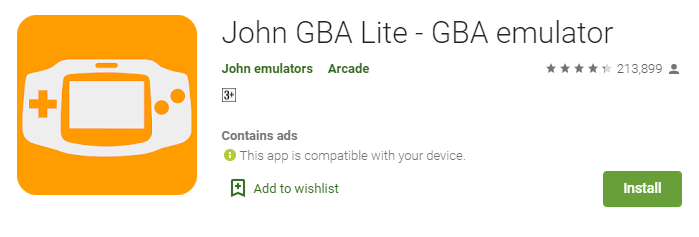 John GBA Lite