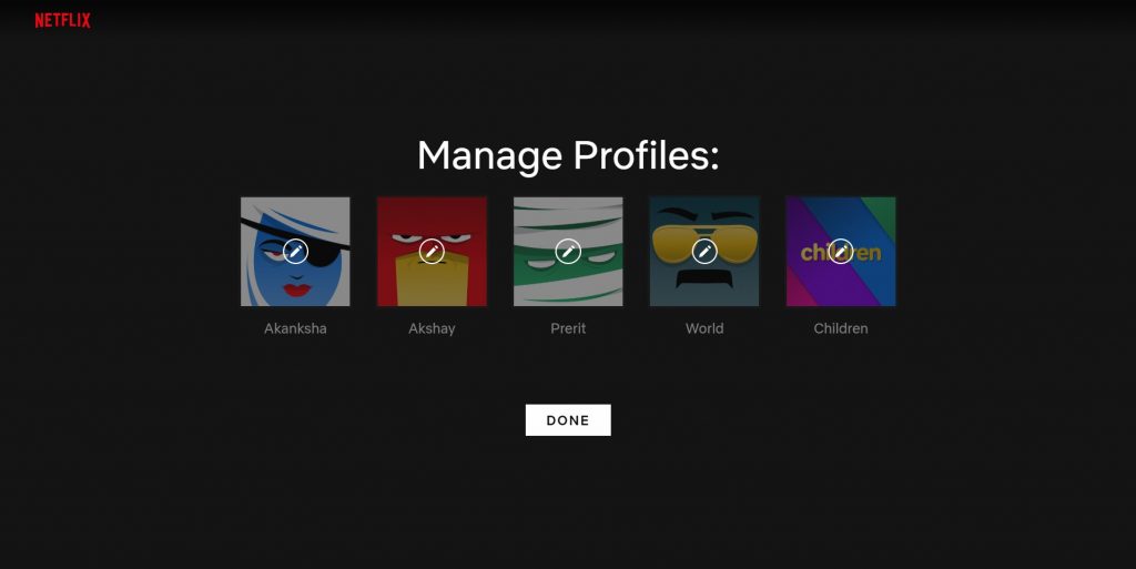 Netflix Profiles