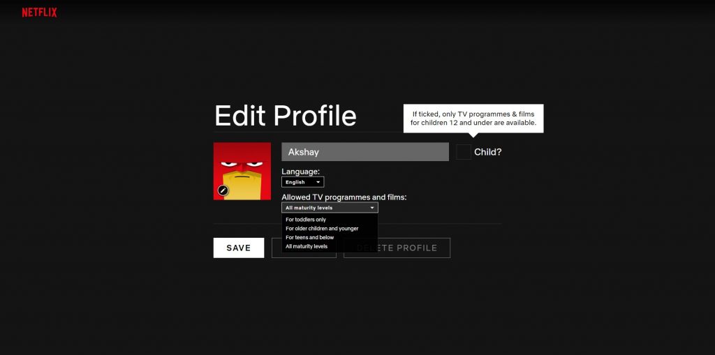 Netflix profiles 2