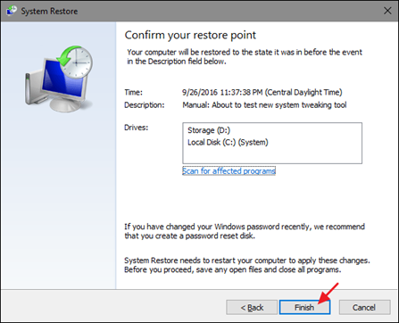Restoring Overwritten Files Via System Restore