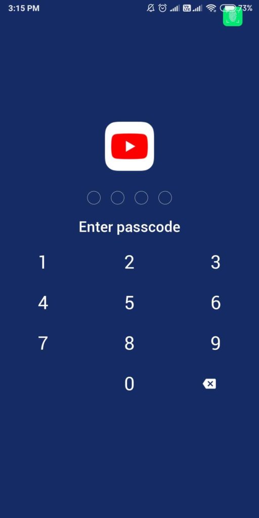How To Put Password On YouTube App