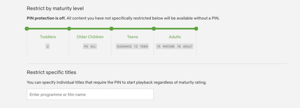 Setting PIN