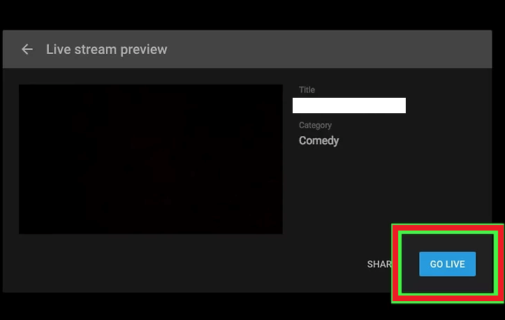 Start YouTube Live Streaming