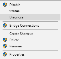 Try Network Troubleshooter