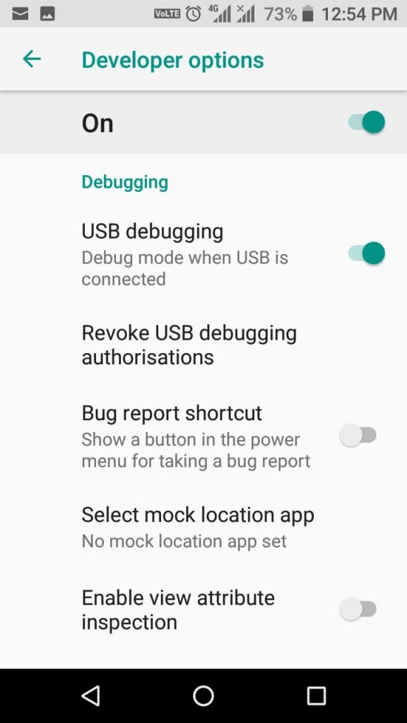 USB Debugging