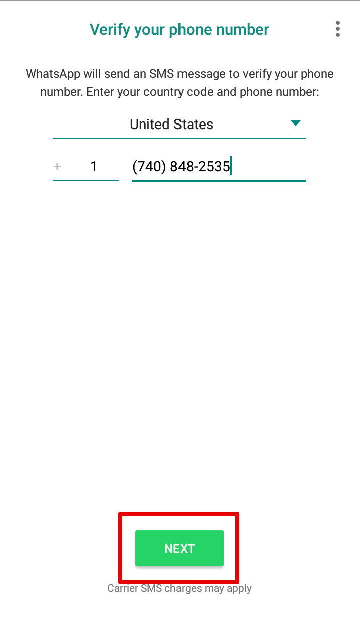 free us number for whatsapp verification 2019