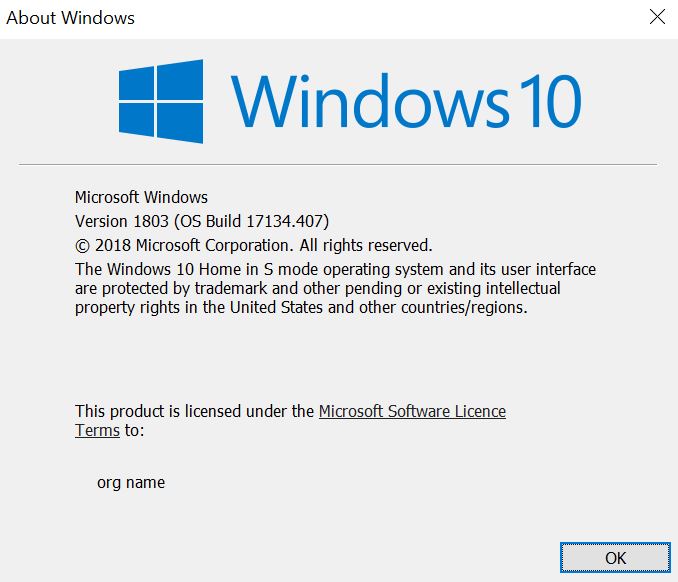 Windows 10 S mode