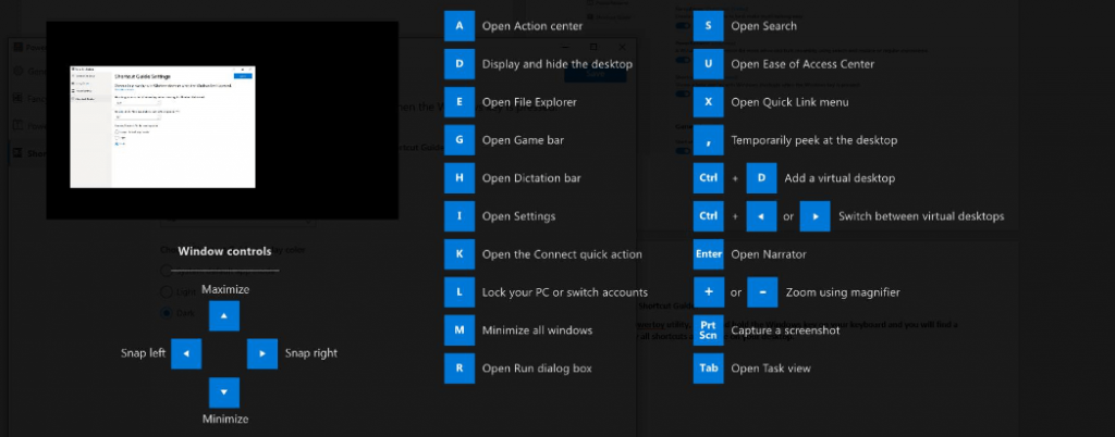 Windows Key Shortcut Guide.