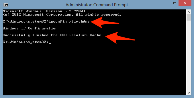 flush dns