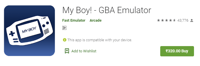 gameboy advance emulator myboy