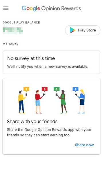 google opinion reward app to earn reward fro PUBG game