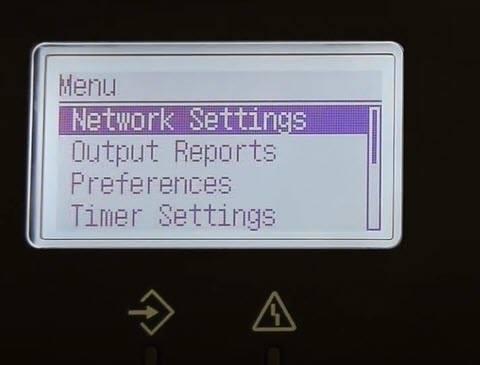 network setting