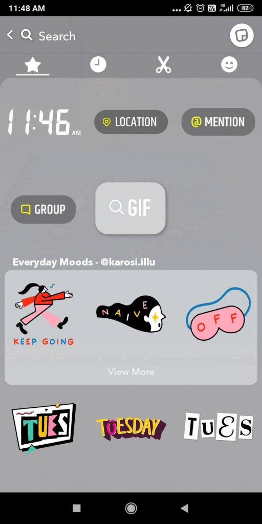 snapchat stickers