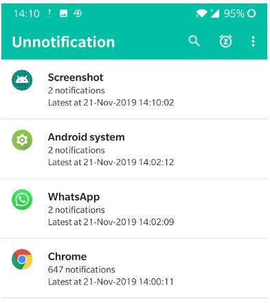 Notification history как пользоваться на андроид