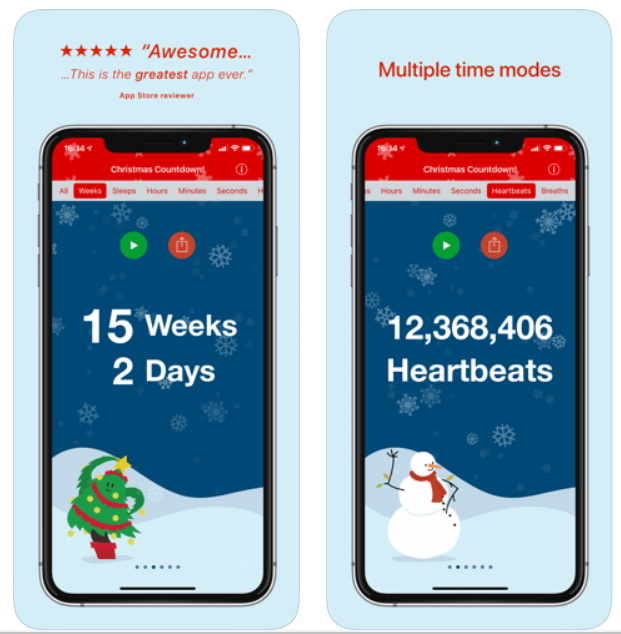 Best Christmas Countdown Apps 2021