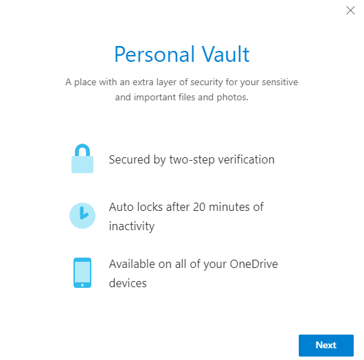 personal vault