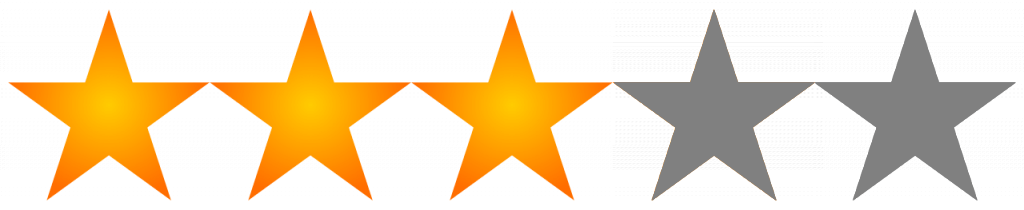 3 stars rating